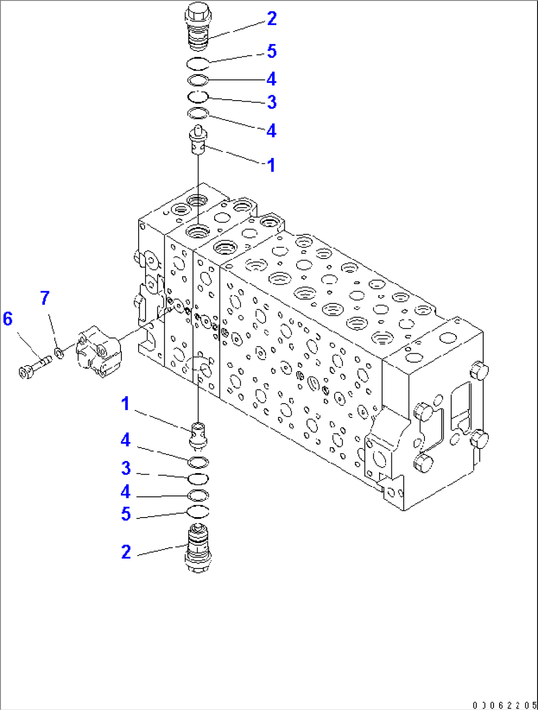 MAIN VALVE (2-ACTUATOR) (17/18)(#1001-)