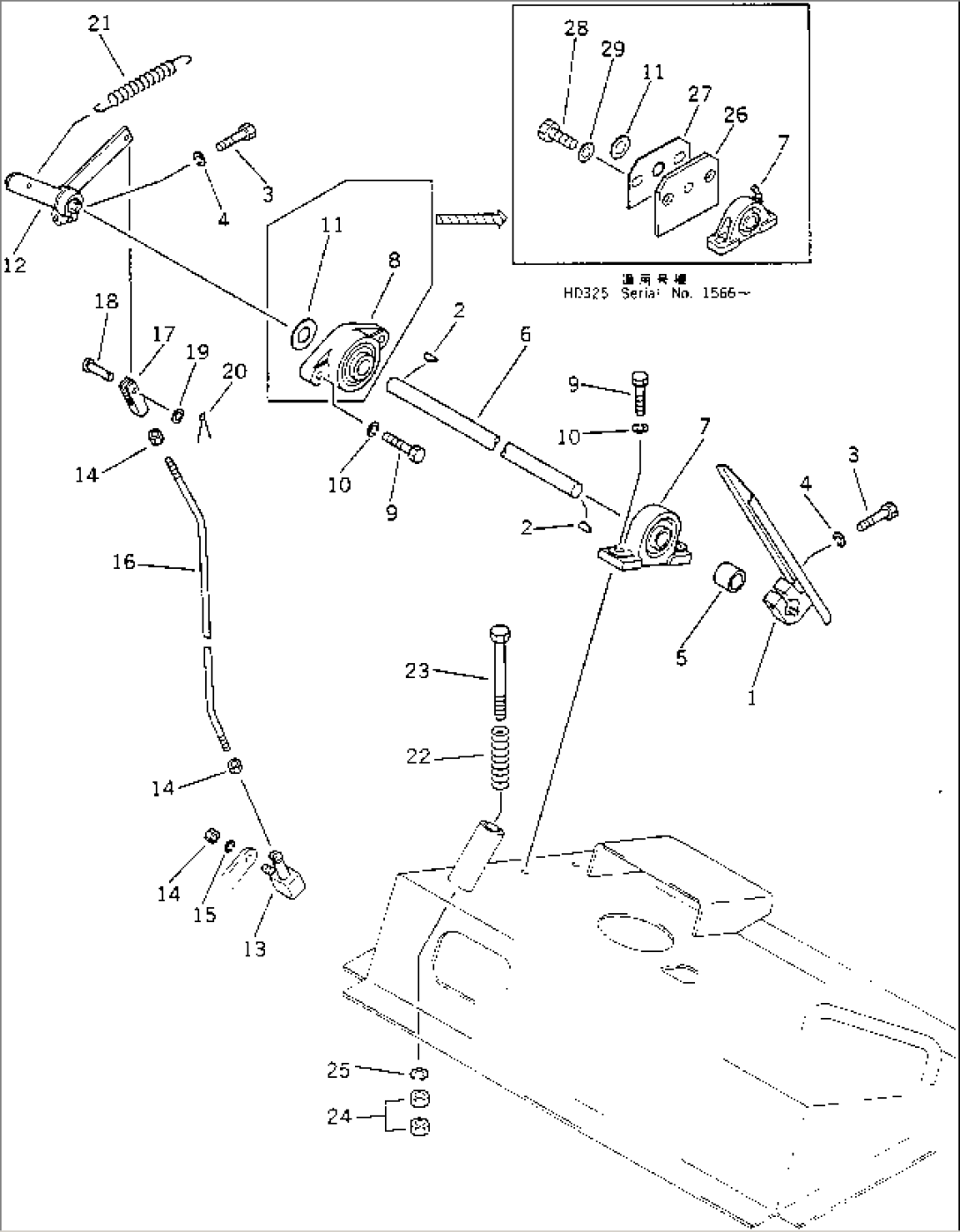 ACCELERATOR PEDAL AND LINKAGE