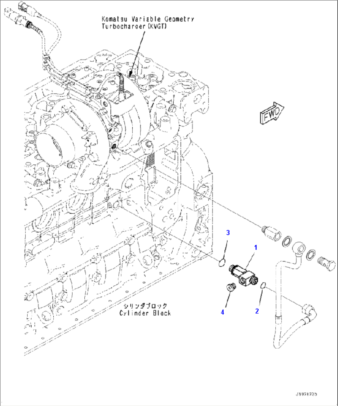 AHE10-001001 COOLANT PIPING CONNECTIONS
