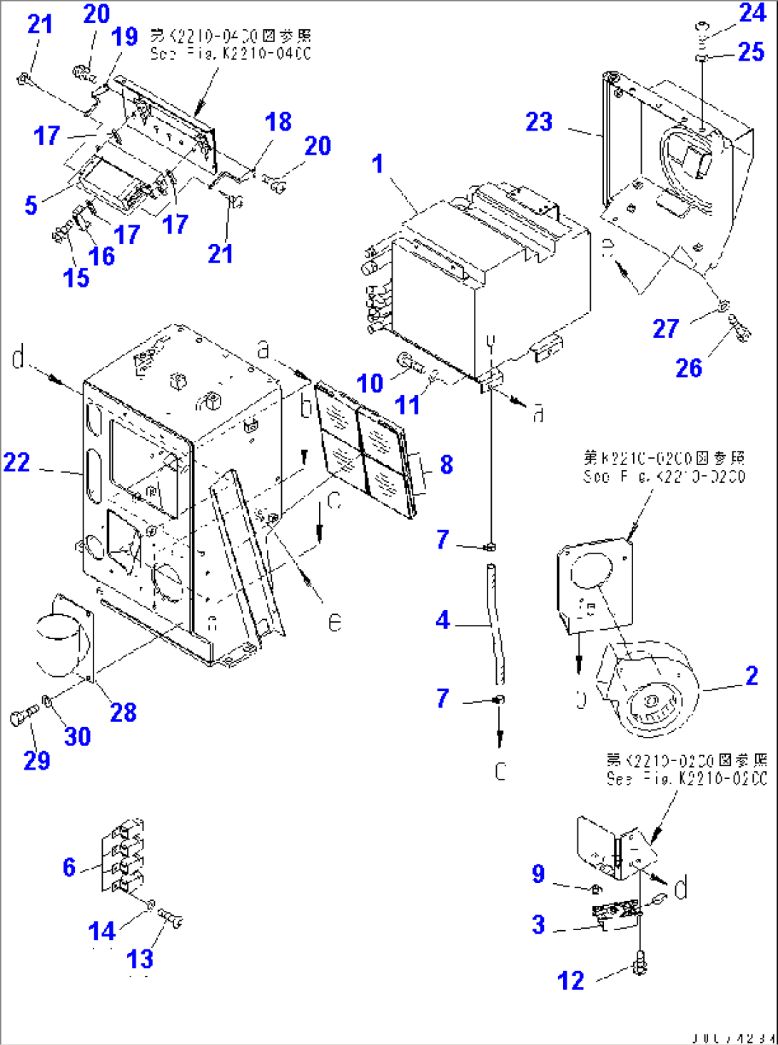 DASH BOARD (FOR AIR CONDITIONER AND BOX) (1/2)(#70353-)