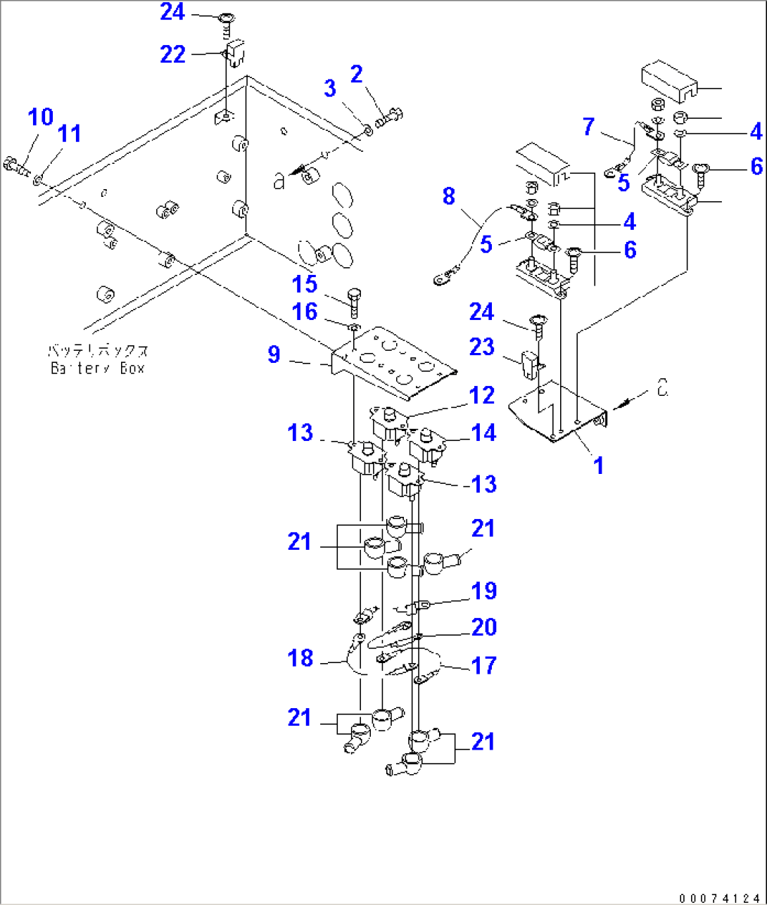 BATTERY BOX (CIRCUIT BREAKER) (ADDITIONAL FILTER)(#7169-)