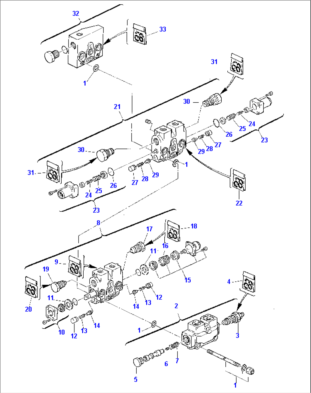 2-SPOOL CONTROL VALVE