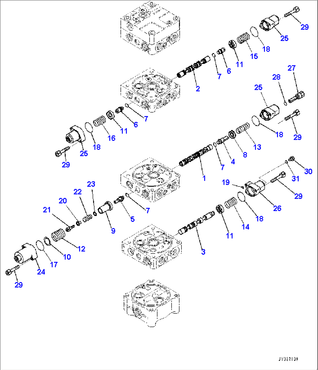Control Valve, 4-Valve (2/10) (#80001-)