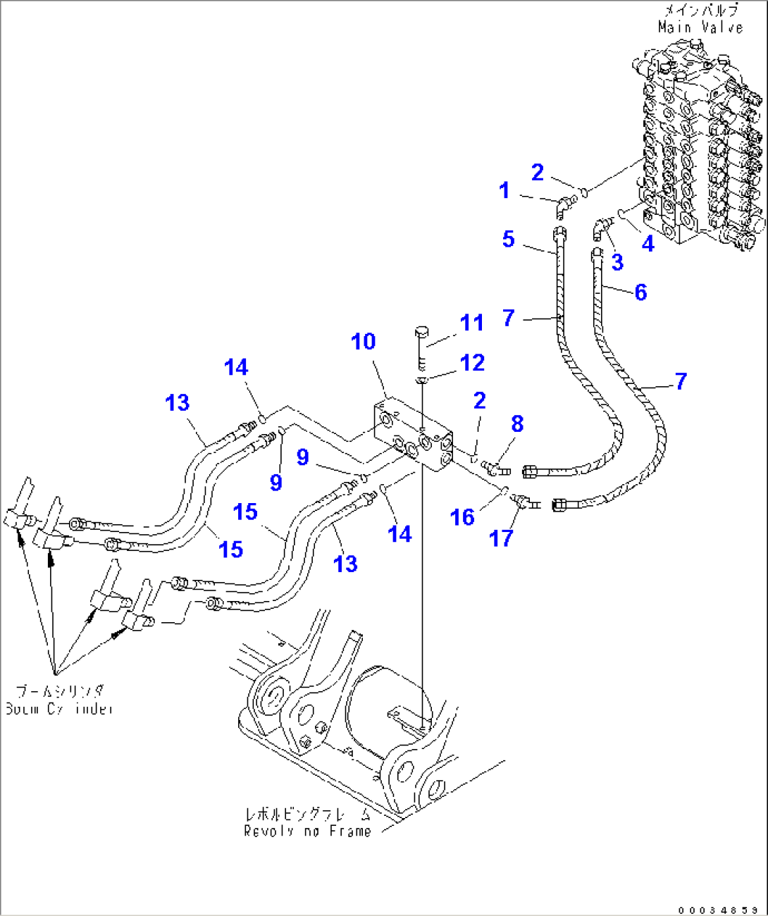 WORK EQUIPMENT LINE (BOOM LINE)