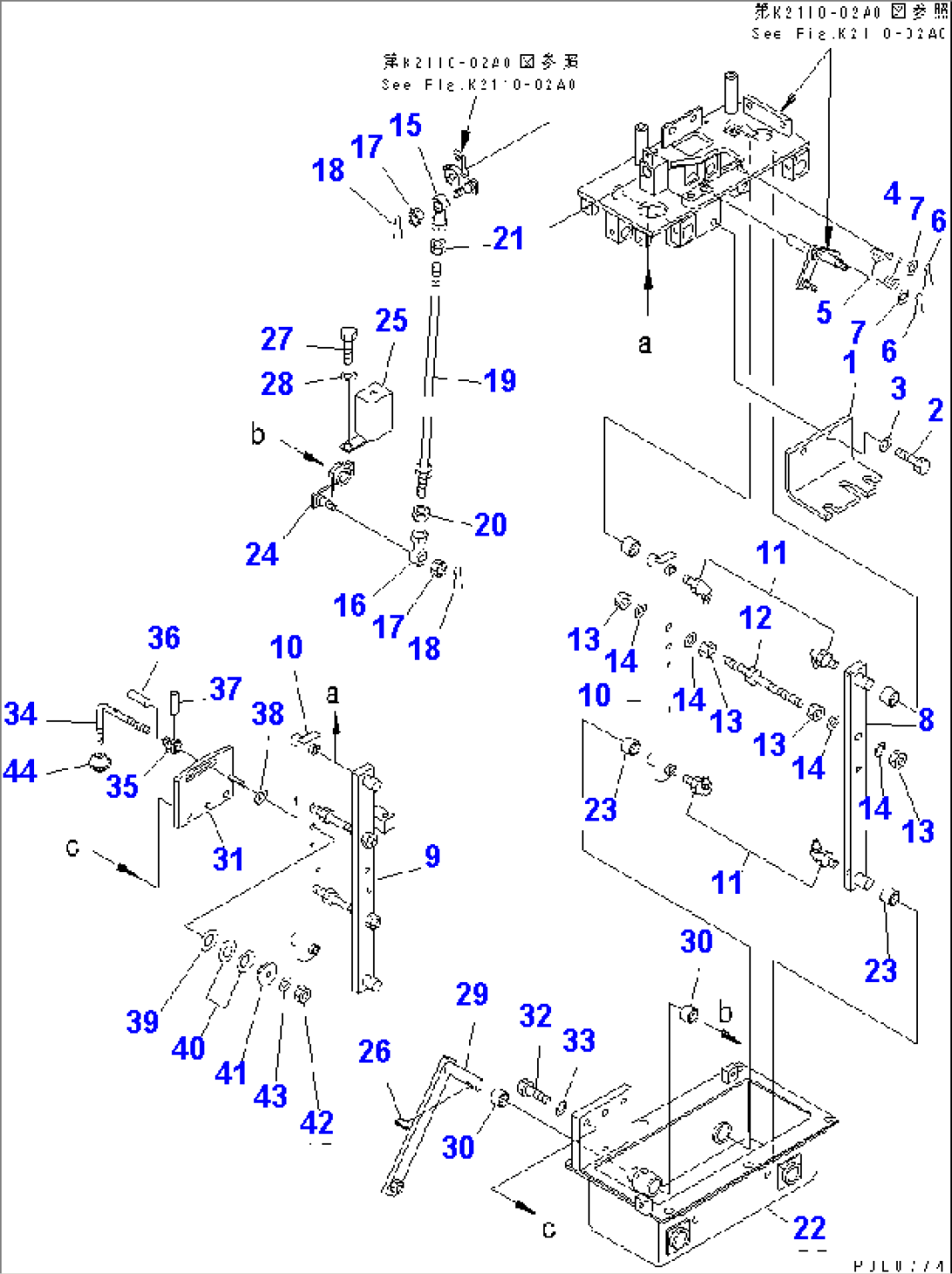 STEERING AND TRANSMISSION LEVER (2/3)