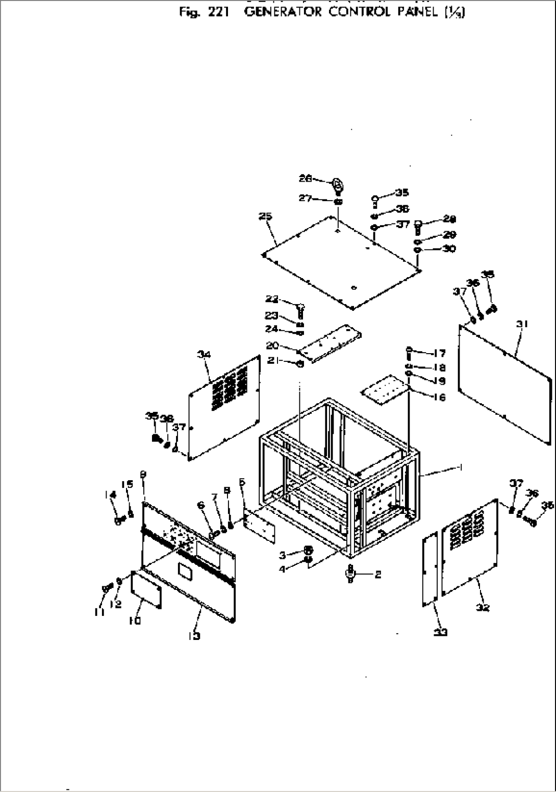 GENERATOR CONTROL PANEL (1/3)