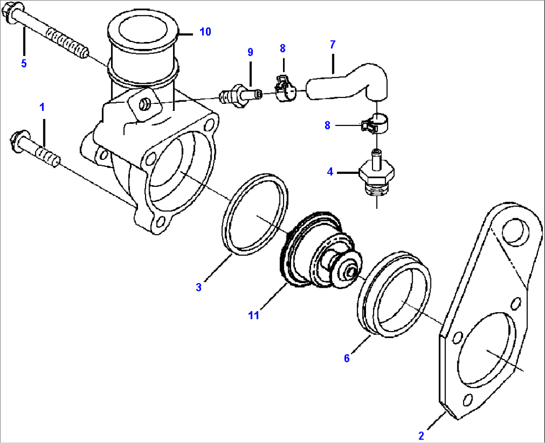 FIG. A5109-A2A1 THERMOSTAT HOUSING