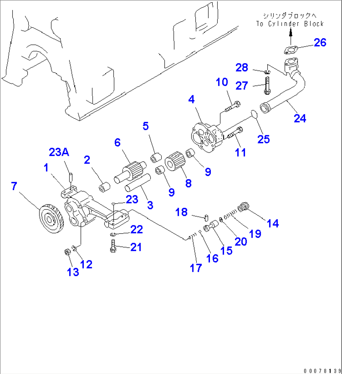 OIL PUMP(#11500-)