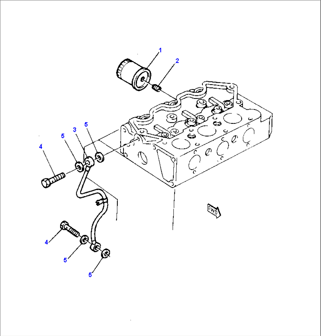 LUBRICATING OIL FILTER AND BREATHER