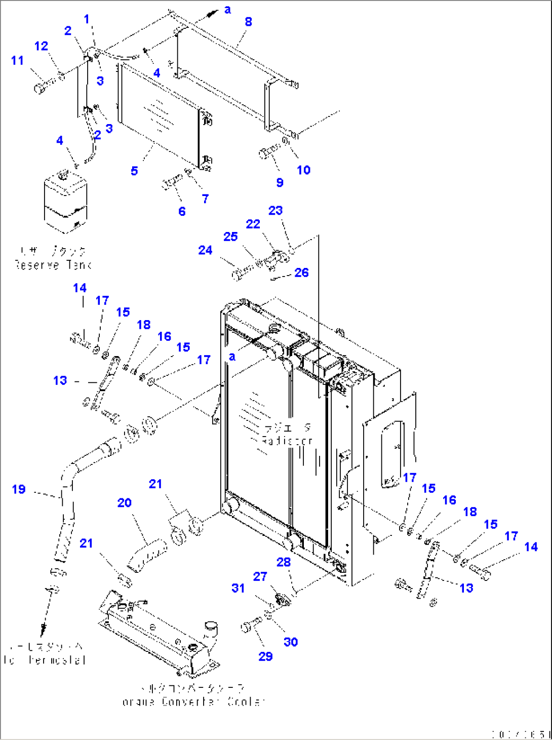RADIATOR (FAN MOTOR RELATED PARTS)