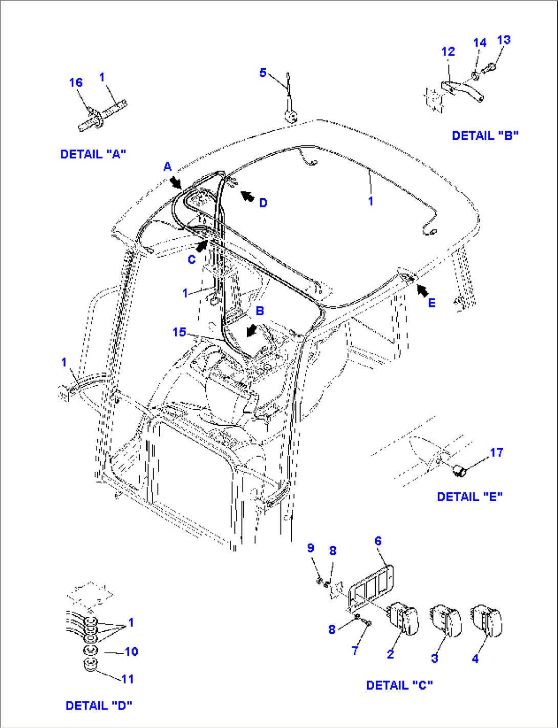 ELECTRICAL SYSTEM (CAB) (1/5)