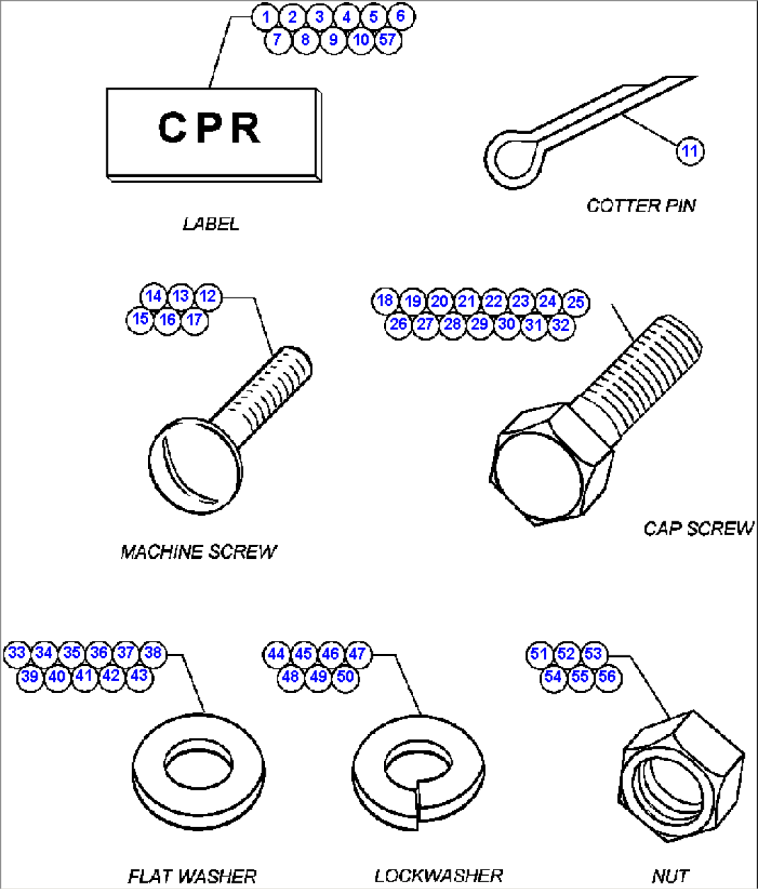 HARDWARE, DECAL & MISCELLANEOUS