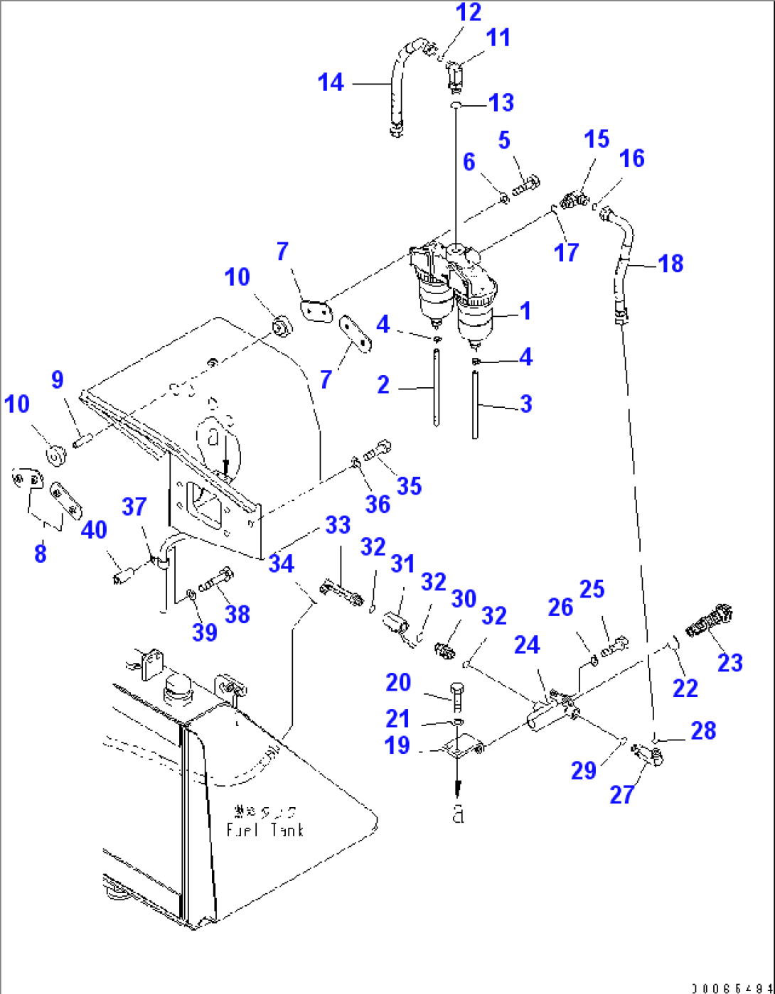 WATER SEPARATOR BOX (WATER SEPARATOR)(#85001-)