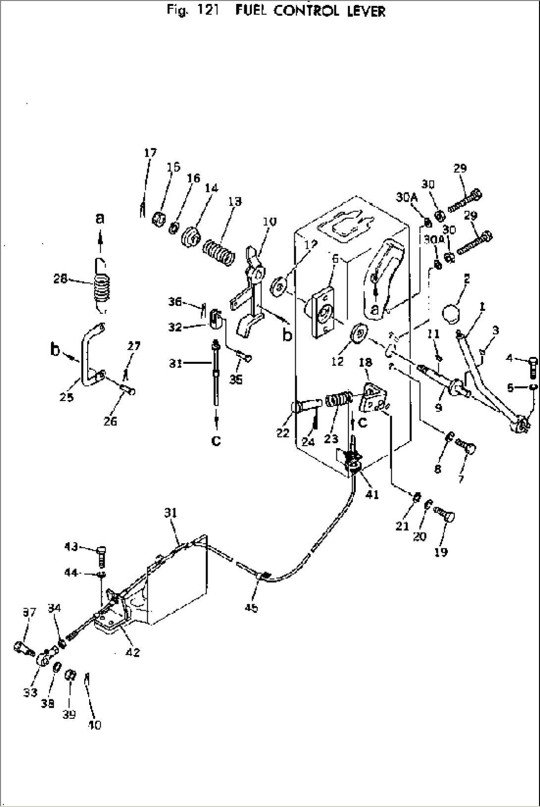 FUEL CONTROL LEVER