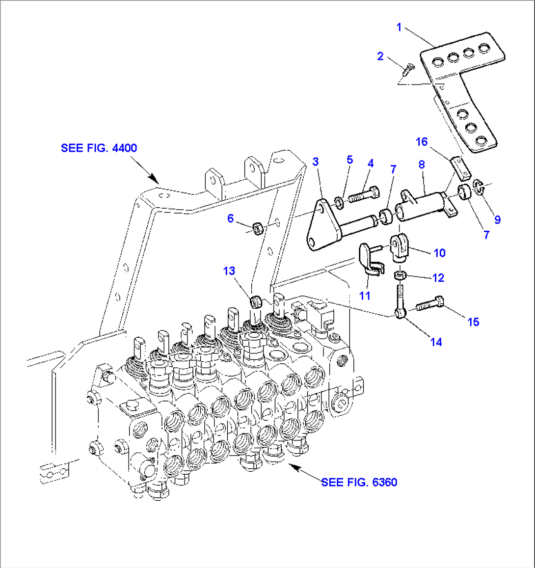 BACKHOE CONTROL PEDAL (RIGHT SIDE)