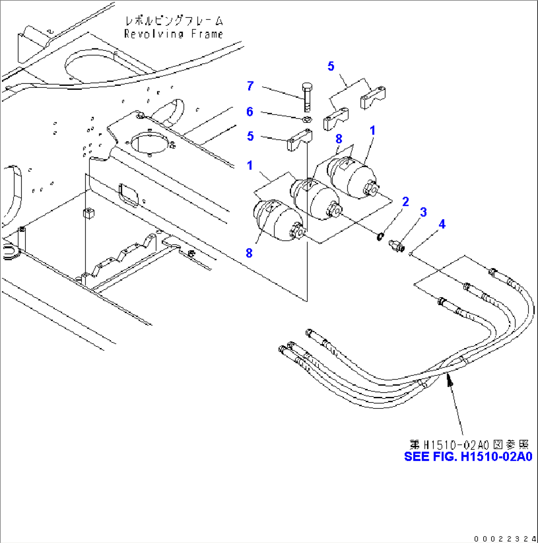 BRAKE LINE (UPPER) (BRAKE ACCUMULATOR)