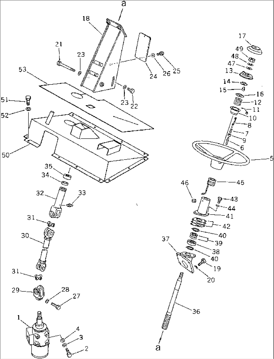 STEERING WHEEL (FOR TILT) (EXCEPT JAPAN)(#2175-)