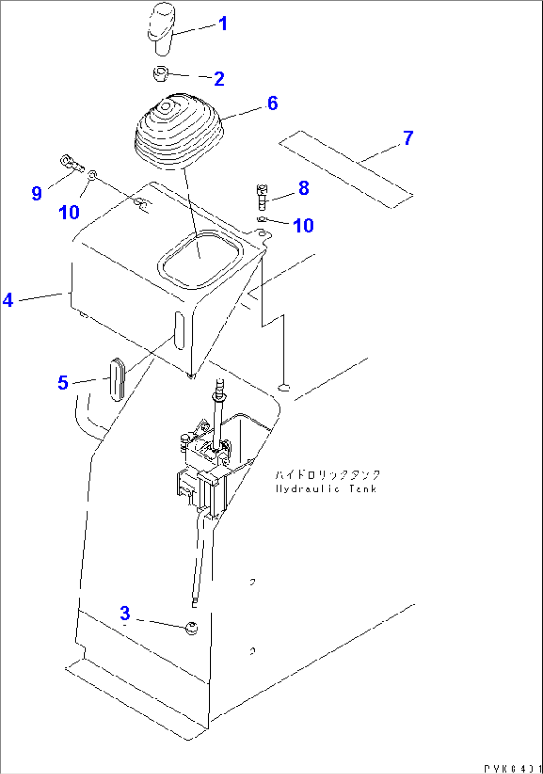 WORK EQUIPMENT CONTROL LEVER (5/5) (REGULATION OF EU DYNAMIC NOISE)(#42723-)