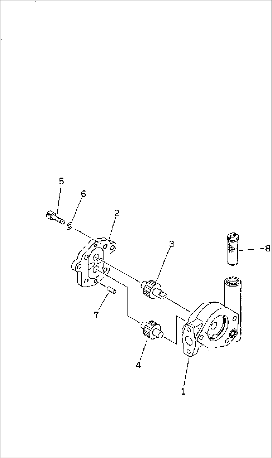 HYDRAULIC PUMP (4/6) (GEAR PUMP)