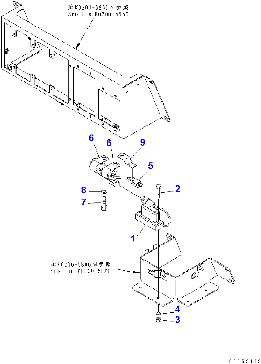 FLOOR (ANGLE SENSOR)(#7001-)