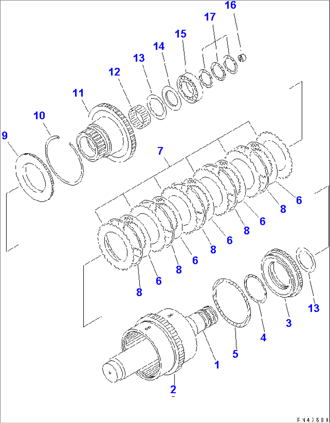 TRANSMISSION (4TH CLUTCH)(#60001-)