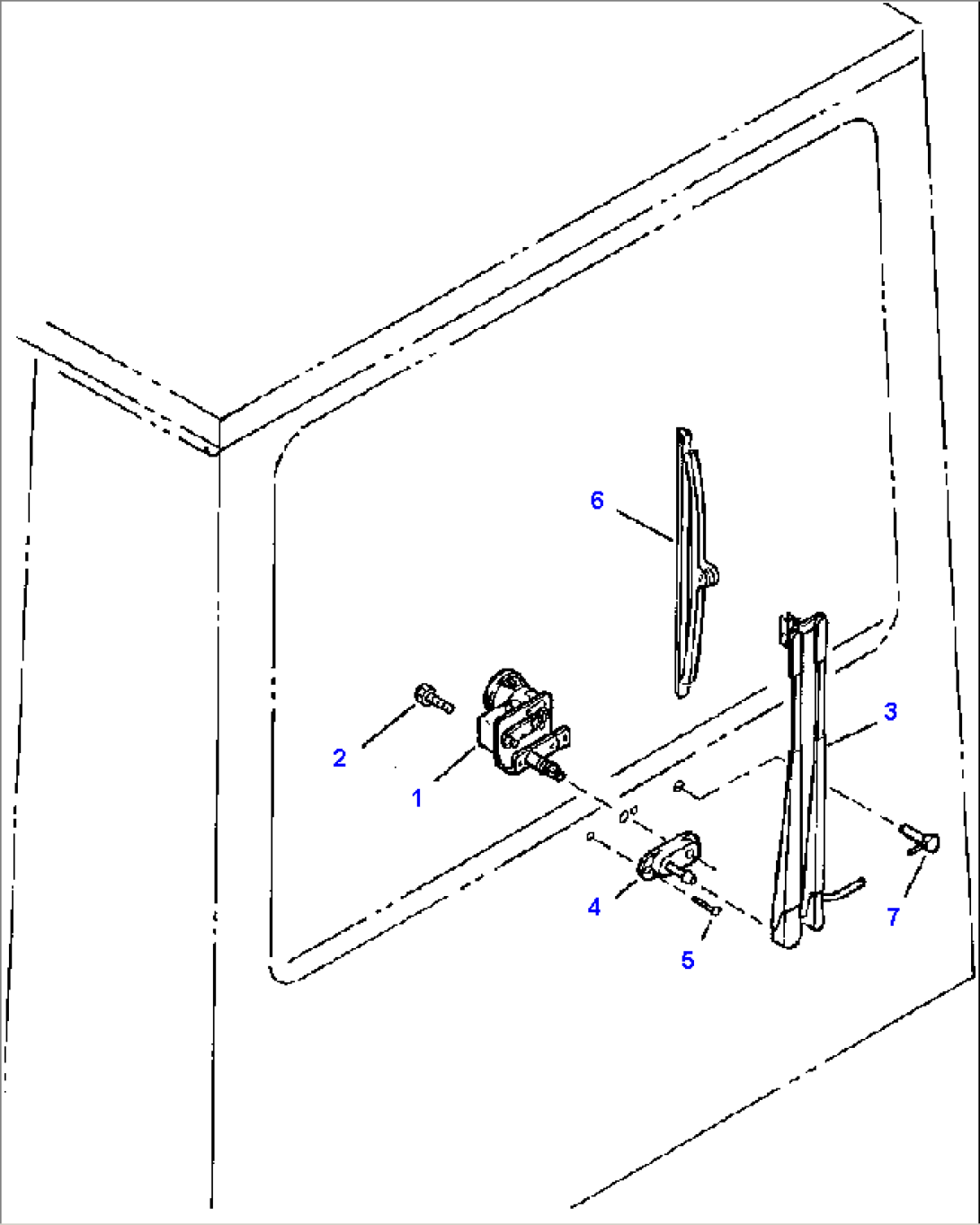 K0210-06A1 CAB REAR WIPER