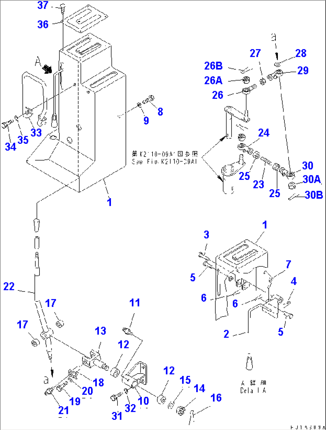 TRANSMISSION CONTROL LEVER (1/2)
