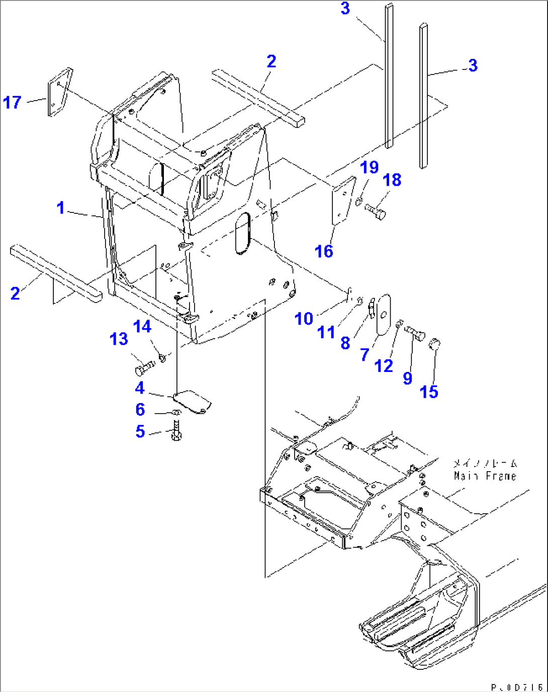 RADIATOR GUARD (PERFORATED MASK) (FOR ROPS SWEEP)