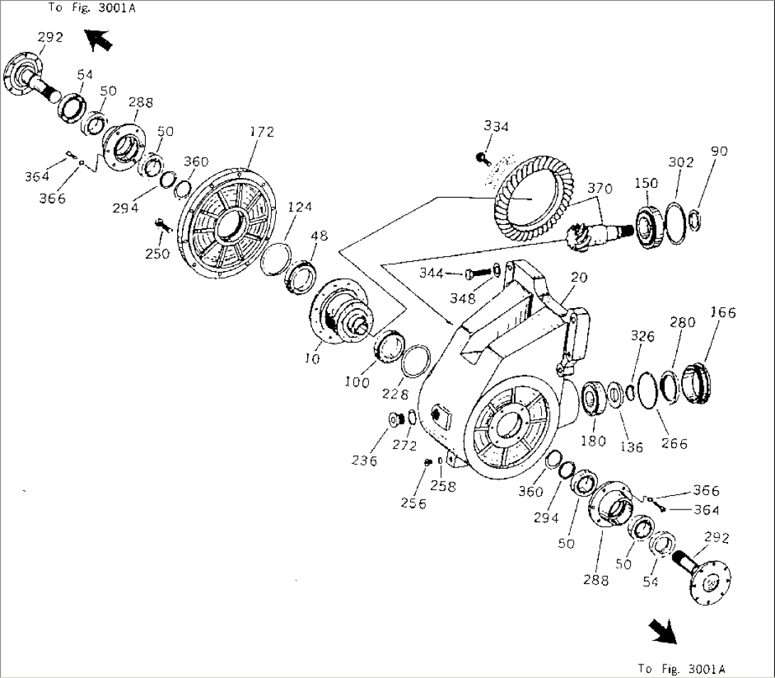 FRONT DIFFERENTIAL CASE (T/M NO.4644 026 063)(#311001-)