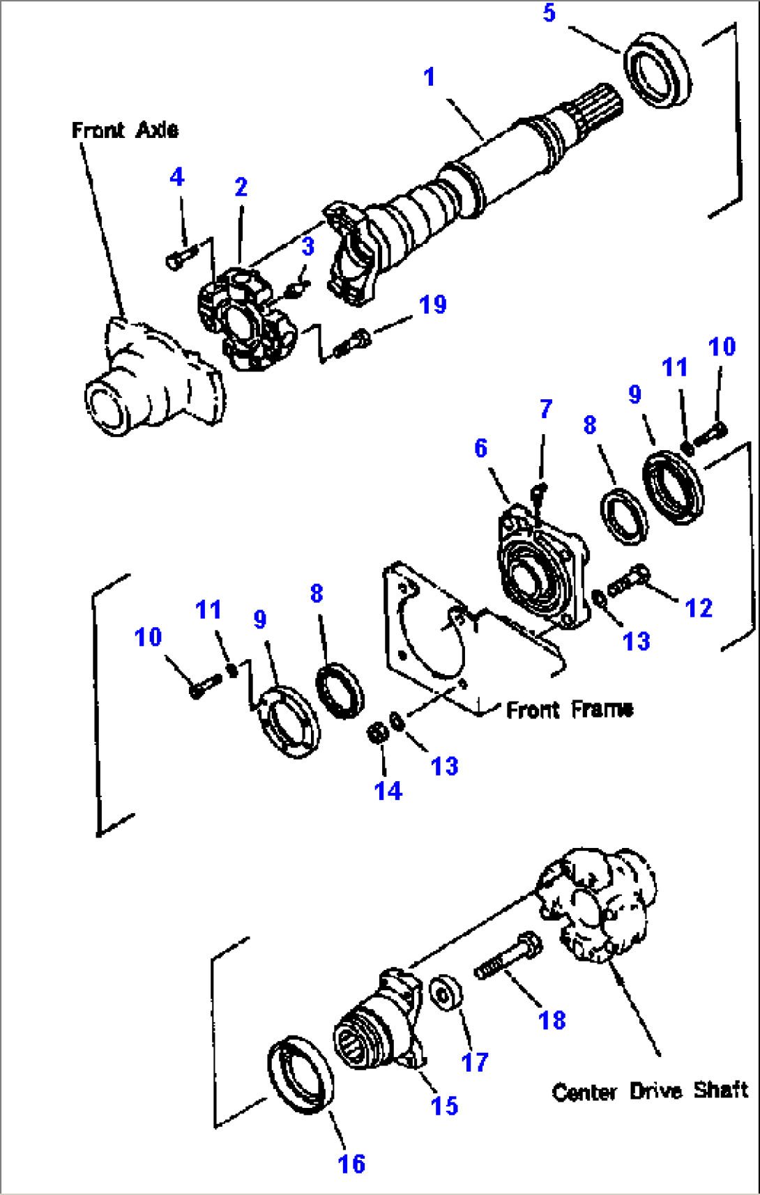 FIG NO. F4200-02A0 DRIVE SHAFT (FRONT)