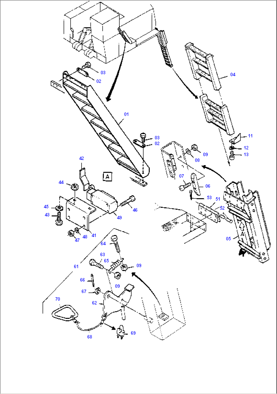 Telescopic Steps Arr. and Ladders