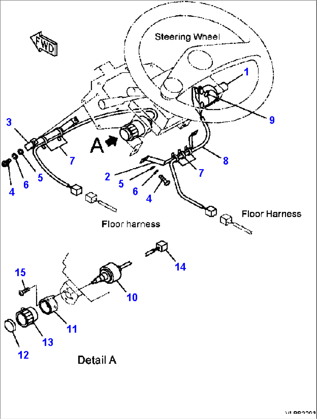 E0260-01A1 ELECTRICAL SYSTEM STARTER SWITCH AND WIPER SWITCH