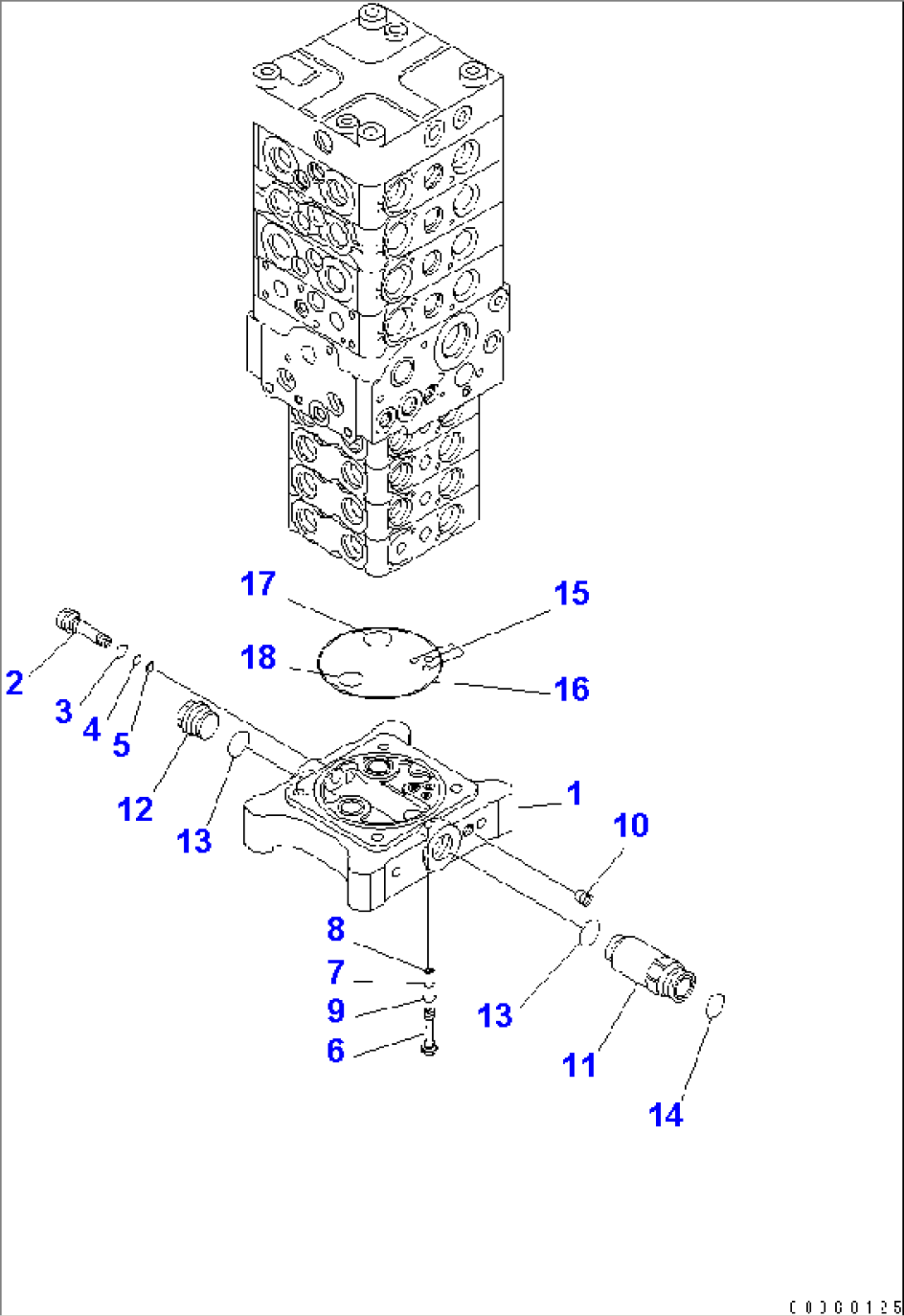 MAIN VALVE (1-ATTACHMENT) (BLADE) (12/27)