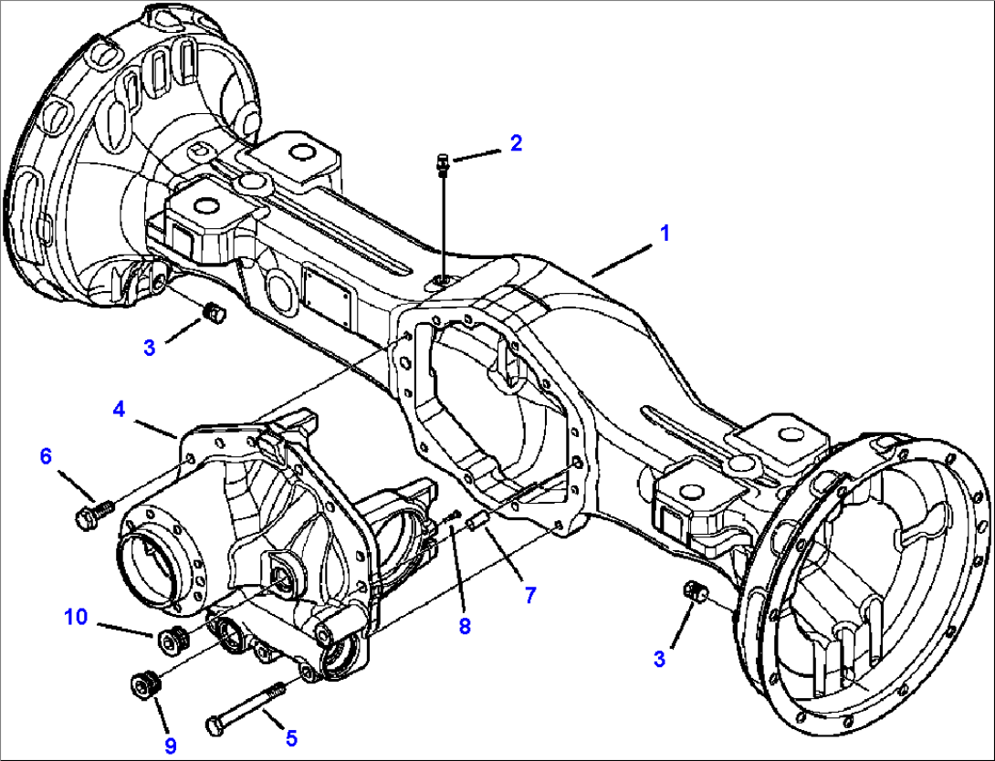 F3460-01A0 REAR AXLE HOUSINGS