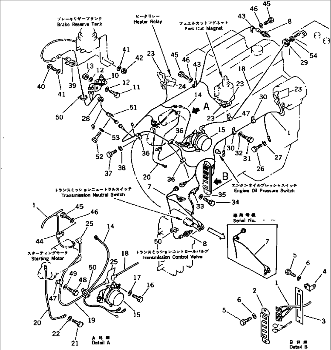 ELECTRICAL SYSTEM (ENGINE SENSOR) (FOR CAB) (TBG/ABE SPEC.)(#10001-..)