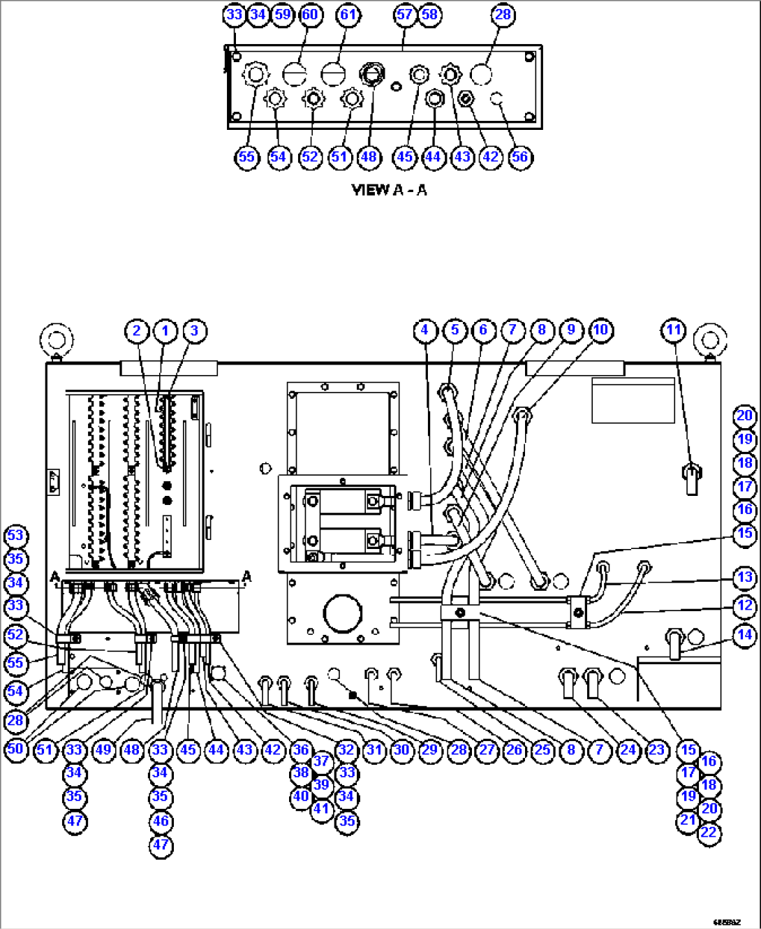 CONTROL CABINET WIRING - REAR