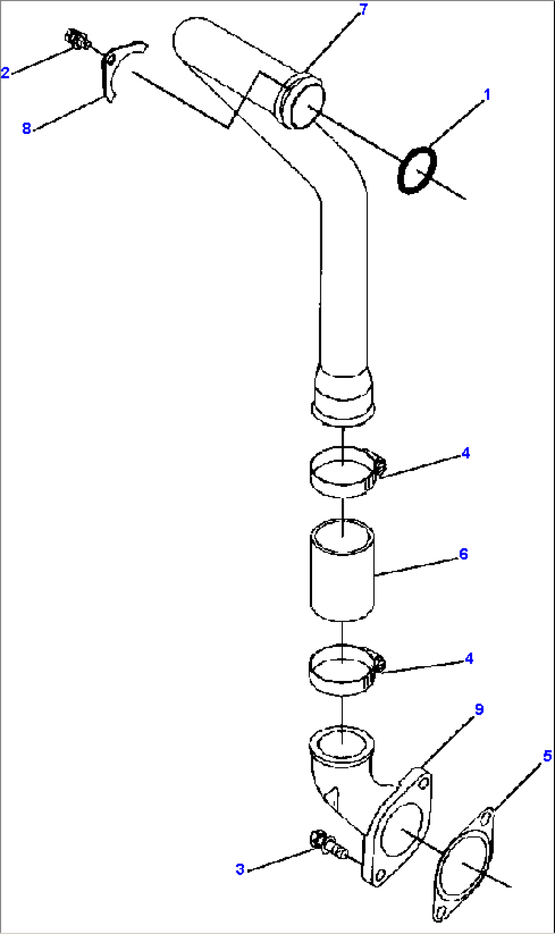 THERMOSTAT HOUSING WATER BYPASS TUBE