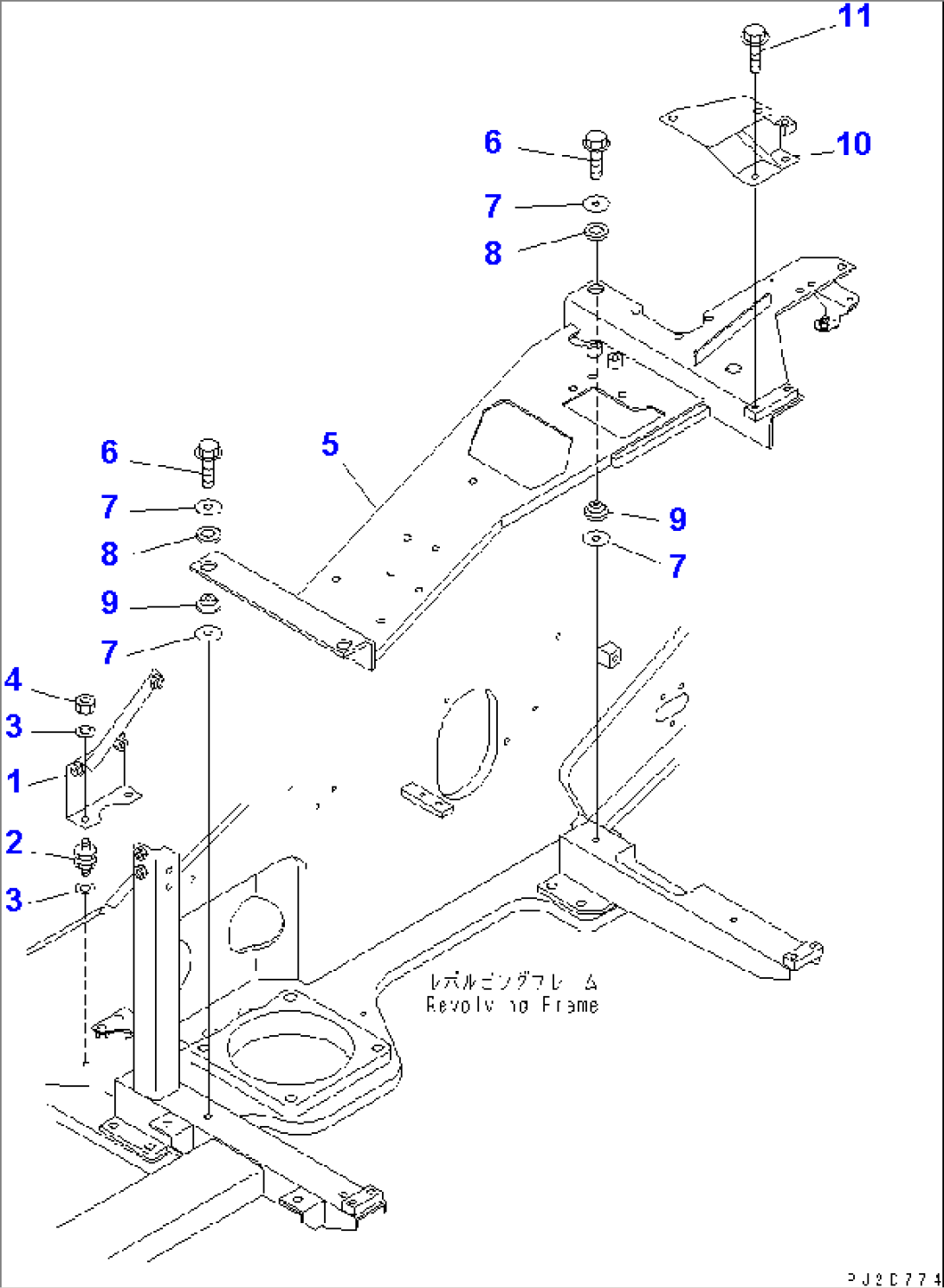 HYDRAULIC MAIN VALVE (HYDRAULIC VALVE MOUNTING PARTS) (WITH 3RD WINCH)(#15301-)