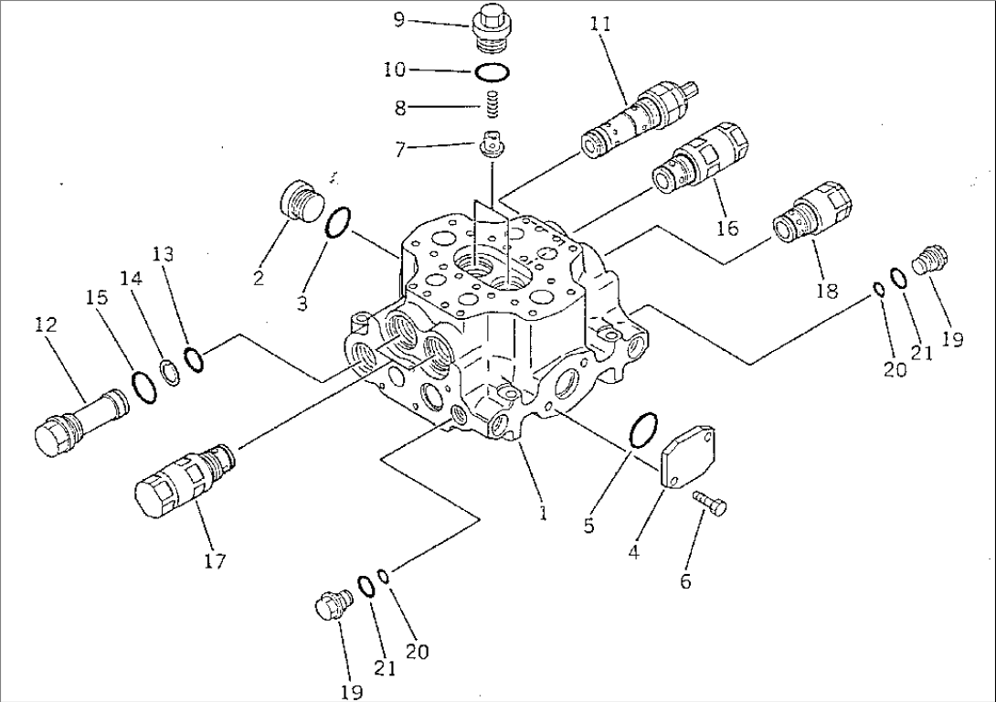 HYDRALIC CONTROL VALVE (1/3)