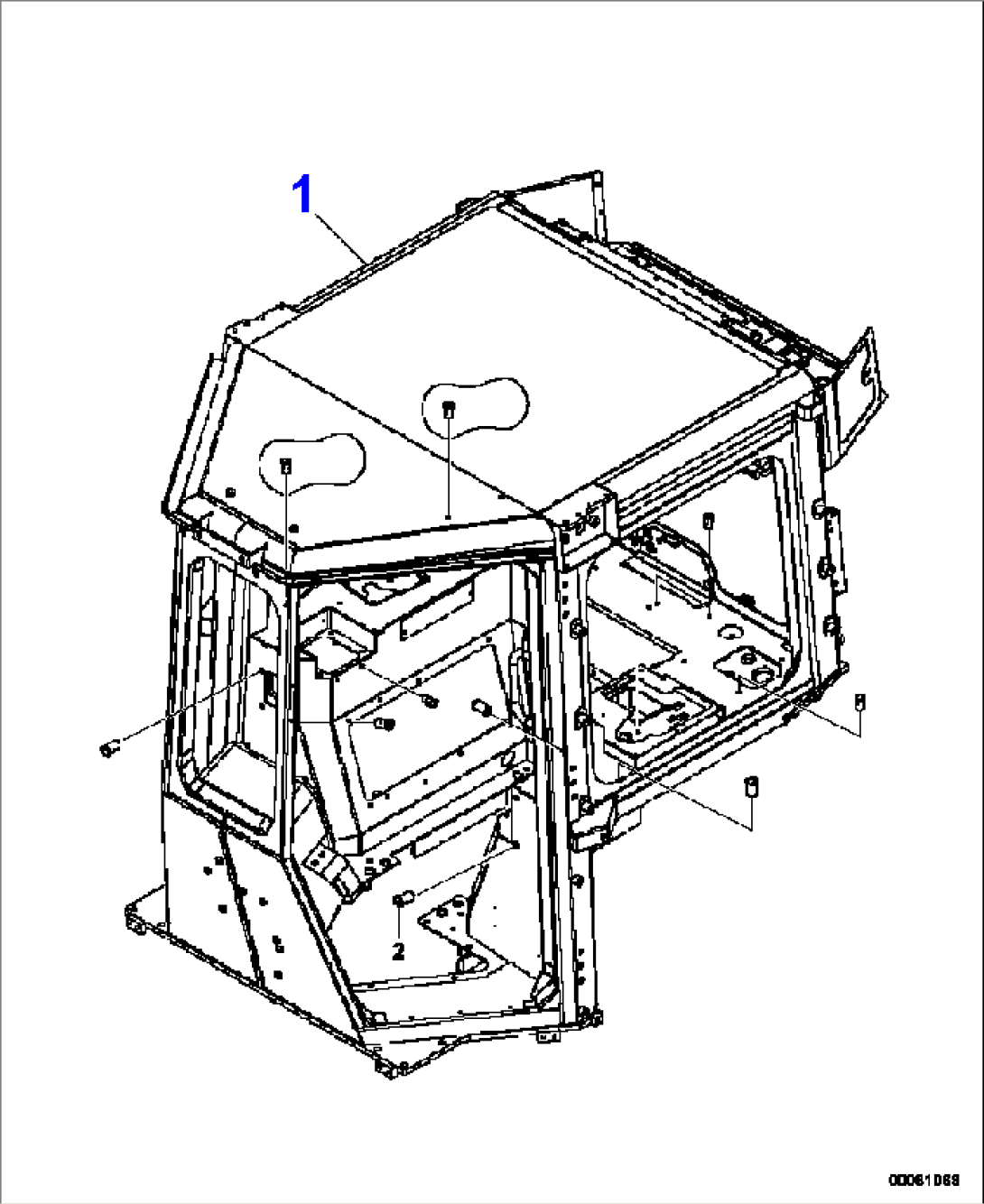 CAB COMPLETE ASSEMBLY (BODY)