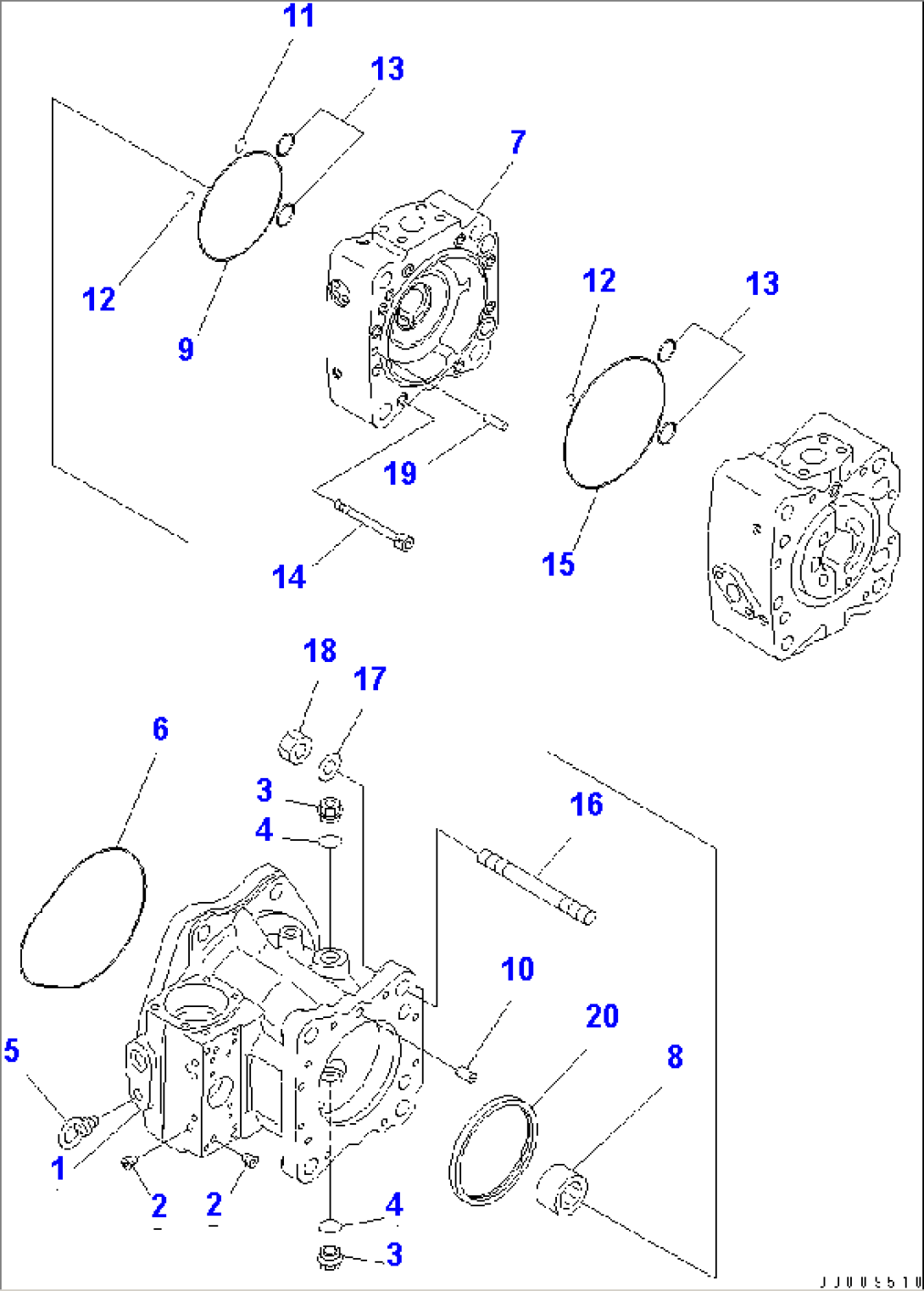 LOADER PUMP (1/16) (NO.1 PUMP)