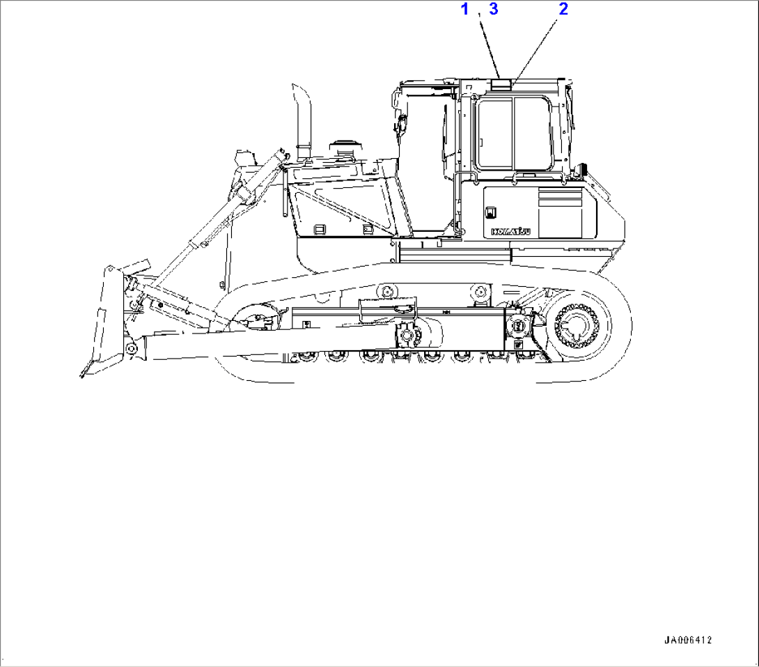 ROPS/FOPS Plate (#1001-)