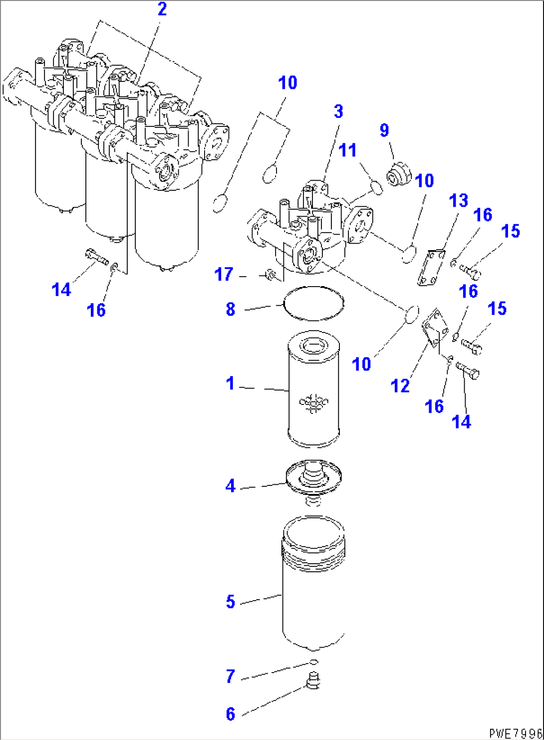 BRAKE CONTROL (TORQUE CONVERTER AND TRANSMISSION LINE) (OIL FILTER)(#51075-)