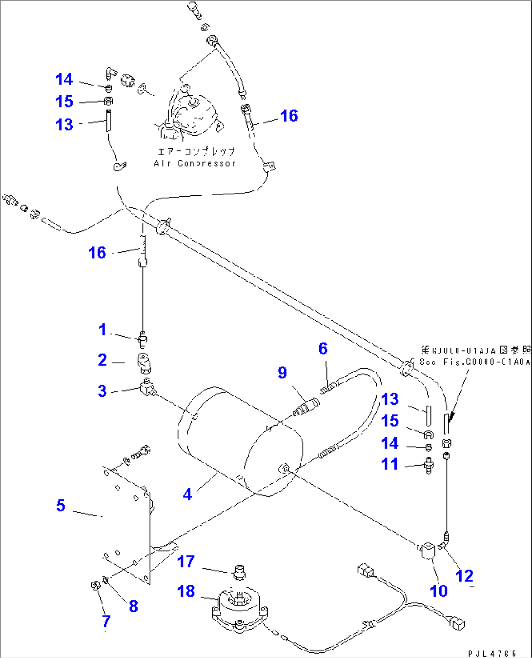 AIR SYSTEM (AIR TANK) (COLD WEATHER A SPEC.)(#10157-)