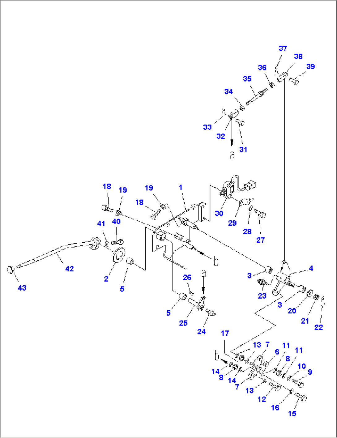 FLOOR FRAME (TRANSMISSION LOCK LEVER) (#B46769-)