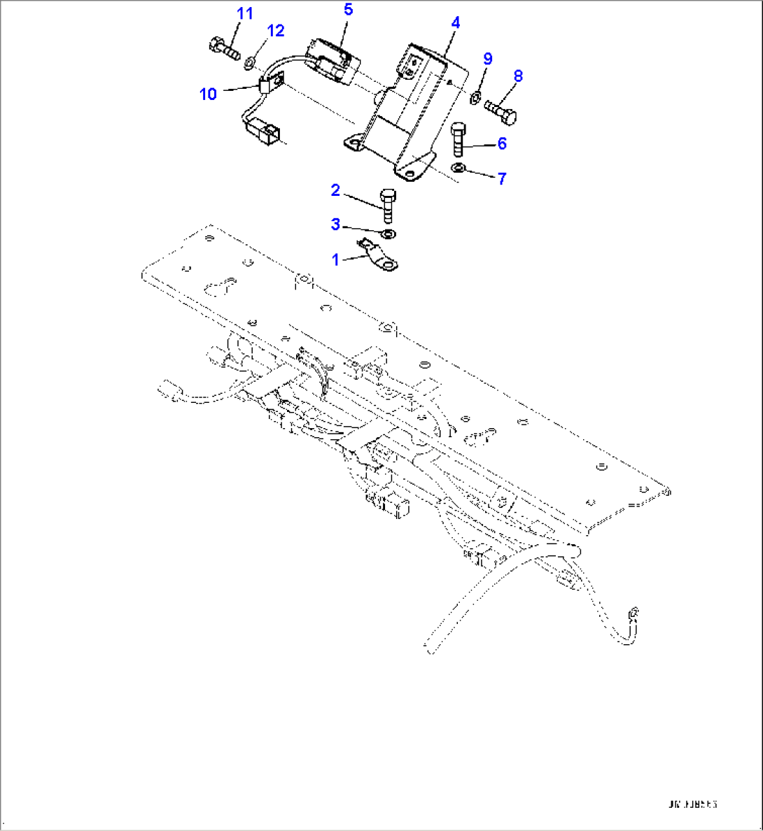 Rear Combination Lamp and Backup Alarm, Rear Camera (#30001-)