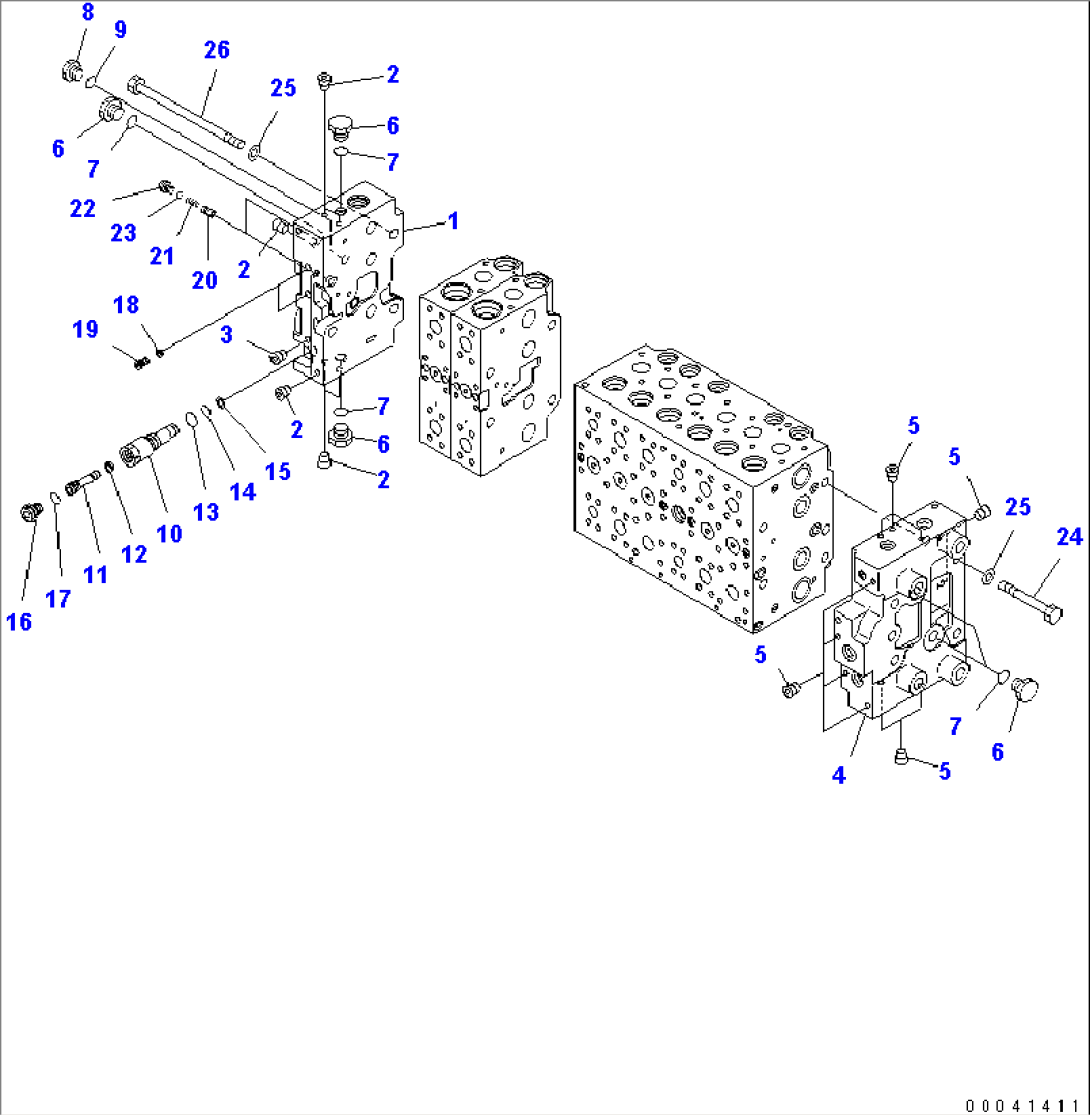 MAIN VALVE (2-ACTUATOR) (7/21)