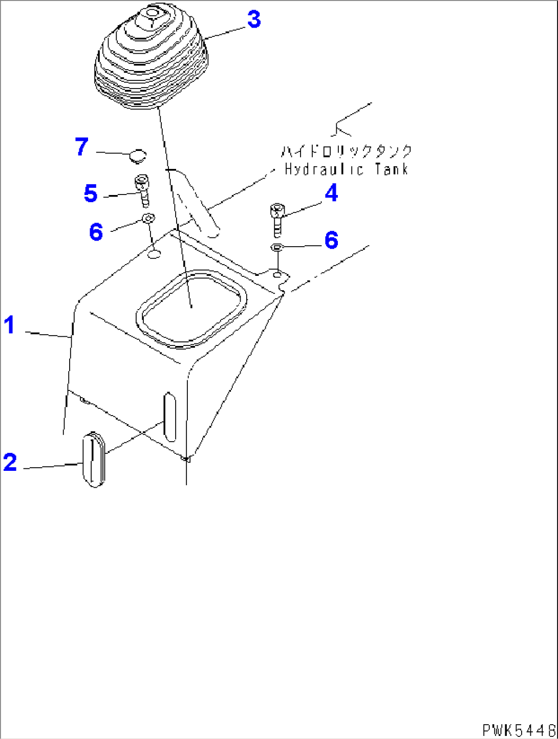 WORK EQUIPMENT CONTROL (GUIDE) (FOR PAT DOZER)(#80199-)