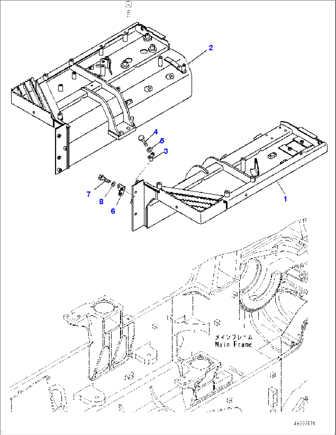 Fender Group, Fender and Bracket (#80001-)