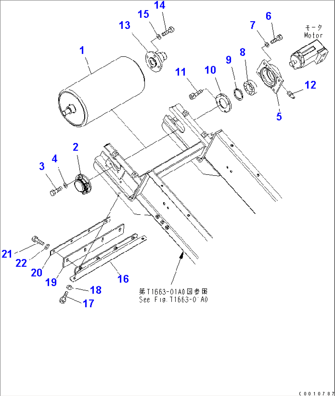SIDE CONVEYOR (HEAD PULLEY)(#2001-)
